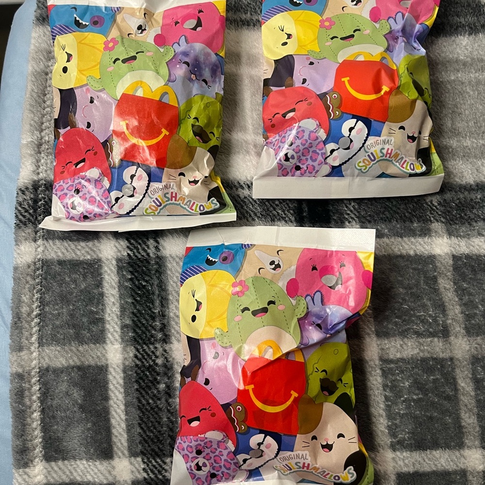 Squishmallows Colorful Stuffed Animals Set